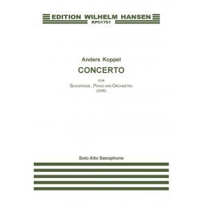 CONCERTO FOR SAXOPHONE, PIANO AND ORCHESTRA