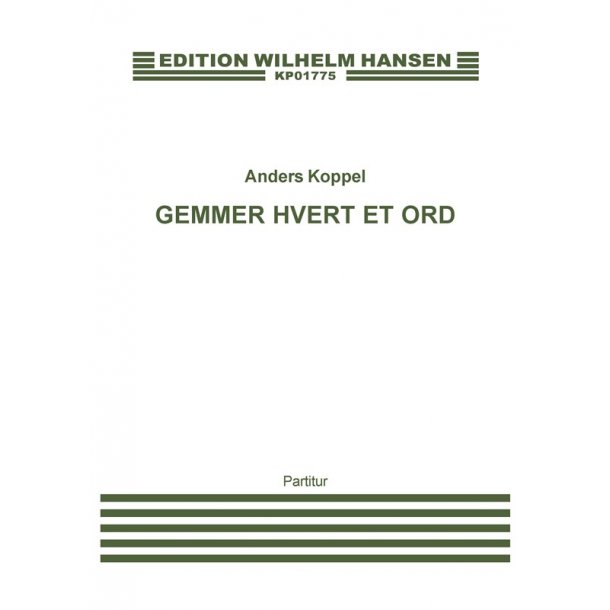GEMMER HVERT ET ORD