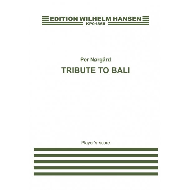 Per Nrgrd: Tribute To Bali (player's score)