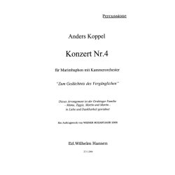 CONCERTO NO. 4 FOR MARIMBA (2006 VERSION)