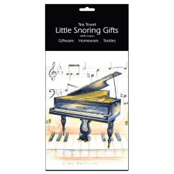 Little Snoring Gifts: Tea Towel (Piano)