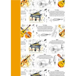 Little Snoring Gifts: A5 Hardback Lined Pages Notebook - Instrument Design