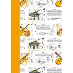 Little Snoring Gifts: A6 Hardback Lined Pages Notebook - Instrument Design