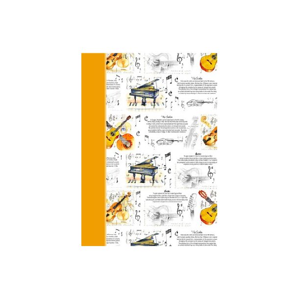 Little Snoring Gifts: A6 Hardback Lined Pages Notebook - Instrument Design