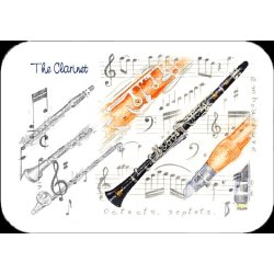 Little Snoring Gifts: Clarinet Placemat - Pack Of 4