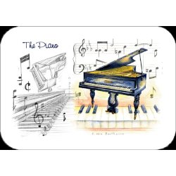 Little Snoring Gifts: Piano Placemat - Pack Of 4