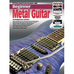 Prog Beginner Metal Gtr Bk/Cd/2dvd