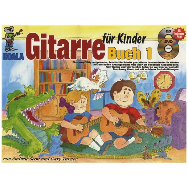 Gitarre Fur Kinder Gtr Bk/Cd/Dvd