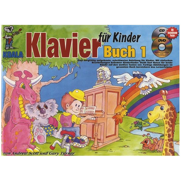 Klavier Fur Kinder Pf Bk/Cd/Dvd