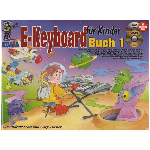E-Keyboard Fur Kinder Kbd Bk/Cd/Dvd
