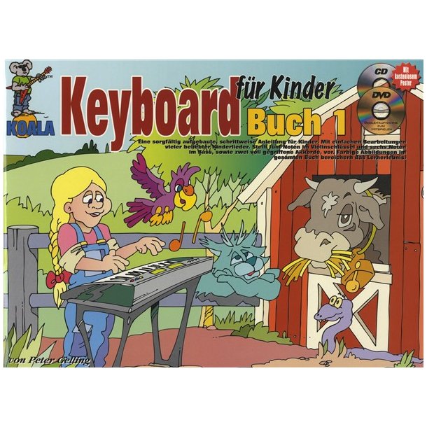 Keyboard Fur Kinder Kbd Bk/Cd/Dvd
