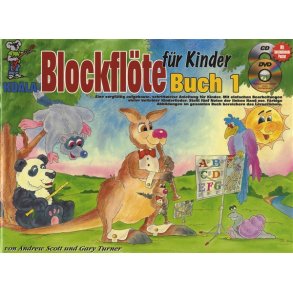 Blockflote Fur Kinder Rec Bk/Cd/Dvd