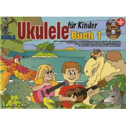 Ukulele Fur Kinder Uke/Bk/Cd/Dvd