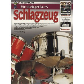 Einsteigerkurs Schlagzeug Bk/Cd/Dvd