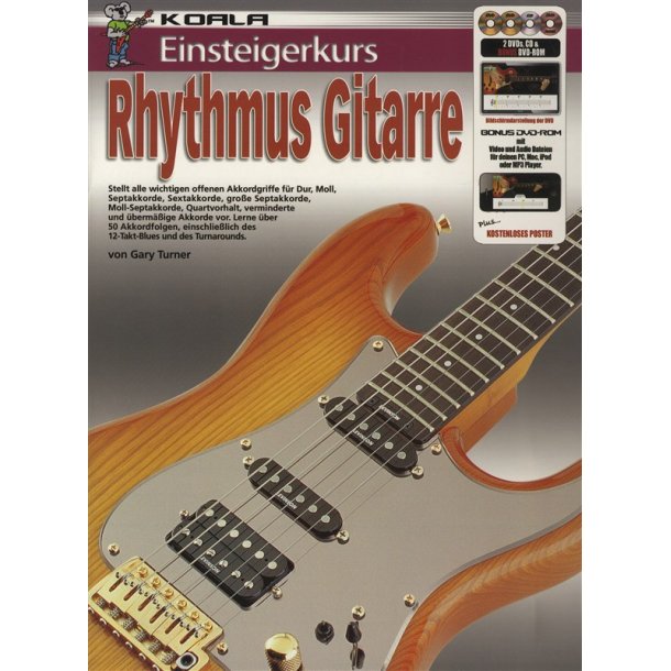 Einsteigerkurs Rhythms Gtr Bk/Cd/Dvd