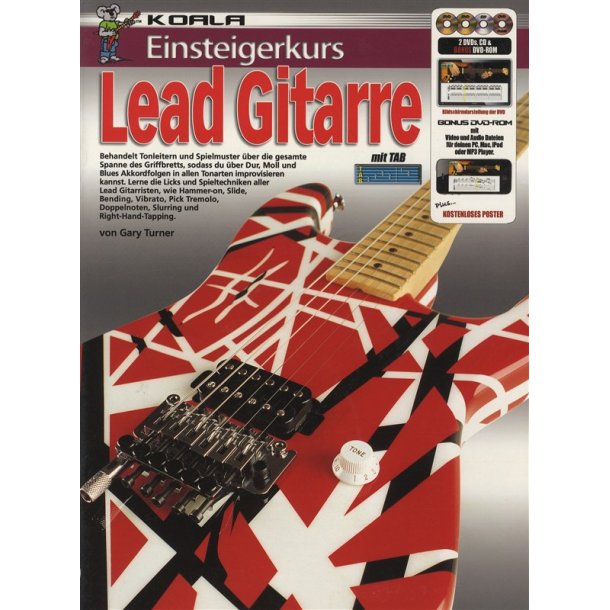 Einsteigerkurs Lead Gtr Bk/Cd/Dvd