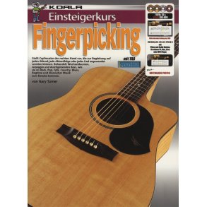 Einsteigerkurs Fingerpckng Bk/Cd/Dvd
