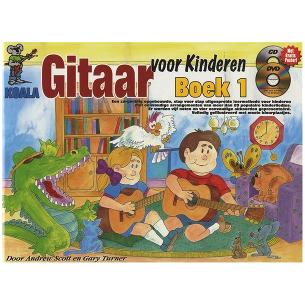 Gitaar Voor Kinderen: Boek 1 (Dutch) (Book/CD/DVD)