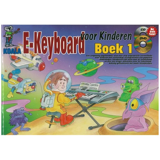 Keyboard Voor Kinderen: Boek 1 (Dutch) (Book/CD/DVD)