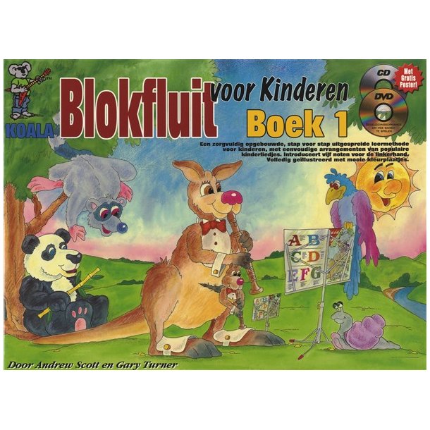 Blokfluit Voor Kinderen: Boek 1 (Dutch) (Book/CD/DVD)