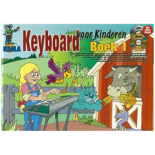 Keyboard Voor Kinderen: Boek 1 (Dutch) (Book/CD/DVD)