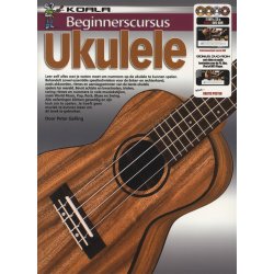 Peter Gelling: Beginnerscursus Ukulele (Book/CD/2 DVDs/DVD-ROM)