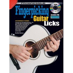 Prog Fingerpicking Licks Gtr Bk/Cd