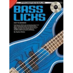 Progressive: Bass Licks  (Book/CD)