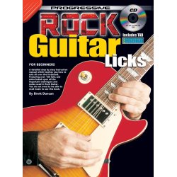 Progressive Rock Gtr Licks Gtr Bk/Cd