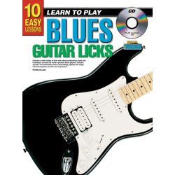10 Easy Lessns Blues Licks Gtr Bk/Cd