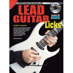 Progressive Lead Gtr Licks Gtr Bk/Cd