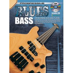 Progressive Blues Bass Bgtr Bk/Cd
