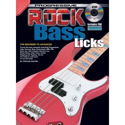 Progressive Rock Bss Lcks Bgtr Bk/Cd