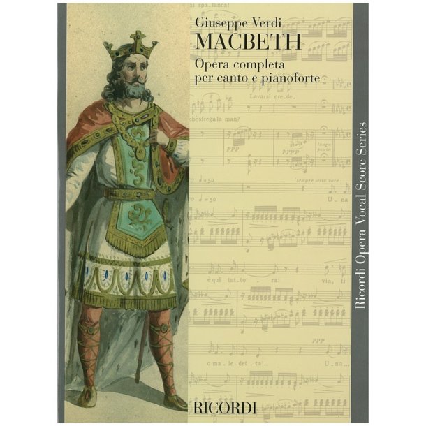 VERDI MACBETH ITALIAN VOCAL SCORE P/B