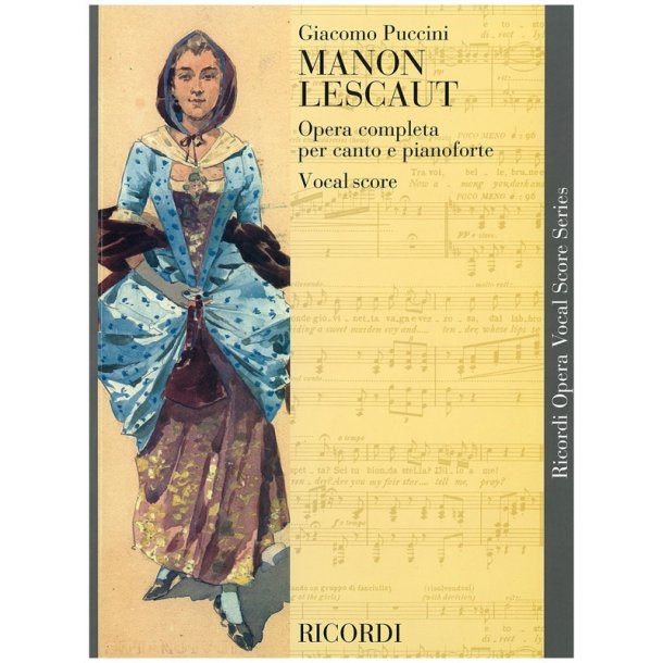 PUCCINI MANON LESCAUT ITALIAN/ENGLISH VOCAL SCORE P/B