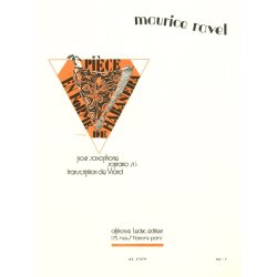 Maurice Ravel: Piece En Forme De Habanera (Soprano Saxophone)