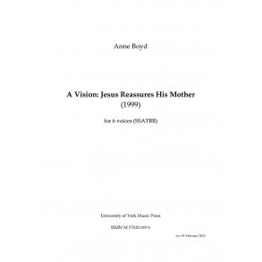 Anne Boyd: A Vision - Jesus Reassures His Mother