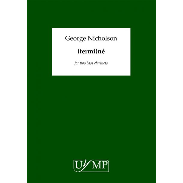 George Nicholson: (termi)n&eacute;