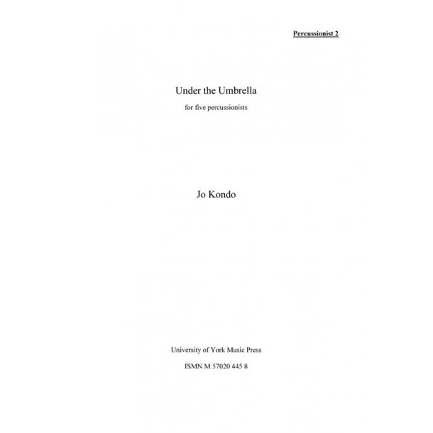 Jo Kondo: Under The Umbrella (Parts)