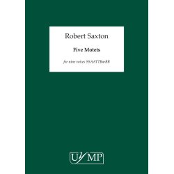 Robert Saxton: Five Motets (Conducting Score)