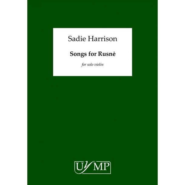 Sadie Harrison: Songs for Rusne