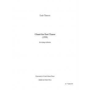 Lus Tinoco: Chant for East Timor
