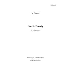 Jo Kondo: Oneiric Prosody (Parts)
