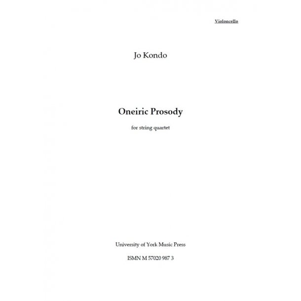 Jo Kondo: Oneiric Prosody (Parts)