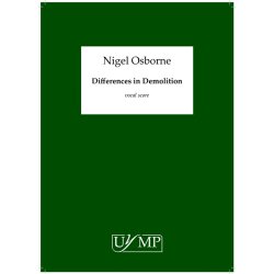 Nigel Osborne: Differences In Demolition (A Sevdah Opera) - Vocal Score