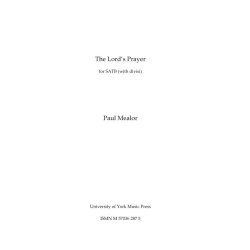 Paul Mealor: The Lord's Prayer  (Vocal Part)
