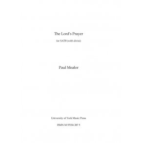Paul Mealor: The Lord's Prayer  (Vocal Part)