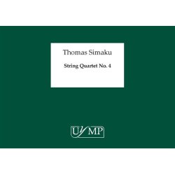 Thomas Simaku: String Quartet No.4 (Score)