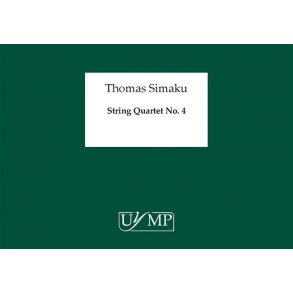 Thomas Simaku: String Quartet No.4 (Score)