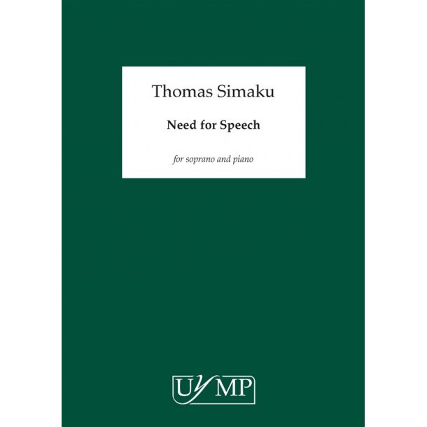 Thomas Simaku: Need for Speech